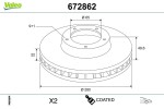 VALEO Piduriketas COATED 672862
