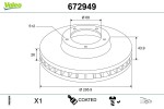 VALEO Piduriketas COATED 672949
