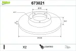 VALEO Piduriketas COATED 673021