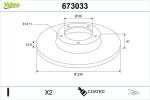 VALEO Piduriketas COATED 673033