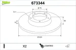 VALEO Piduriketas COATED 673344