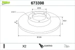 VALEO Piduriketas COATED 673398