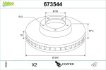 VALEO Piduriketas COATED 673544