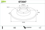 VALEO Piduriketas COATED 673547