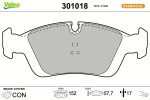 VALEO Piduriklotsi komplekt,  ketaspidur ESSENTIAL 301018