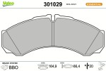 VALEO Piduriklotsi komplekt,  ketaspidur ESSENTIAL 301029