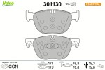 VALEO Piduriklotsi komplekt,  ketaspidur ESSENTIAL 301130