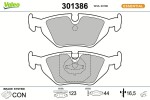 VALEO Piduriklotsi komplekt,  ketaspidur ESSENTIAL 301386