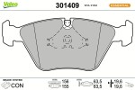 VALEO Piduriklotsi komplekt,  ketaspidur ESSENTIAL 301409