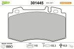 VALEO Piduriklotsi komplekt,  ketaspidur ESSENTIAL 301445