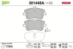 VALEO Piduriklotsi komplekt,  ketaspidur EXPERT 301448A