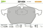 VALEO Piduriklotsi komplekt,  ketaspidur ESSENTIAL 301454