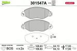 VALEO Piduriklotsi komplekt,  ketaspidur EXPERT 301547A
