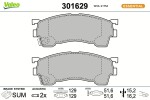 VALEO Piduriklotsi komplekt,  ketaspidur ESSENTIAL 301629