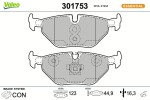 VALEO  Piduriklotsi komplekt,ketaspidur FIRST 301753