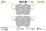 VALEO Piduriklotsi komplekt,  ketaspidur ESSENTIAL 302138