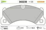 VALEO Piduriklotsi komplekt,  ketaspidur ESSENTIAL 302230