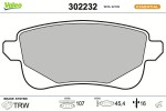 VALEO Piduriklotsi komplekt,  ketaspidur ESSENTIAL 302232
