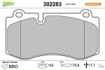 VALEO Piduriklotsi komplekt,  ketaspidur ESSENTIAL 302283