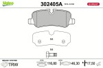 VALEO Piduriklotsi komplekt,  ketaspidur EXPERT 302405A