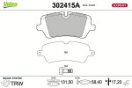 VALEO Piduriklotsi komplekt,  ketaspidur EXPERT 302415A