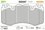 VALEO Piduriklotsi komplekt,  ketaspidur ESSENTIAL 302447
