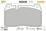 VALEO Piduriklotsi komplekt,  ketaspidur ESSENTIAL 302448