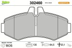 VALEO Piduriklotsi komplekt,  ketaspidur ESSENTIAL 302460