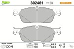 VALEO Piduriklotsi komplekt,  ketaspidur ESSENTIAL 302461