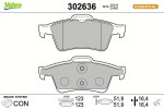 VALEO Piduriklotsi komplekt,  ketaspidur ESSENTIAL 302636