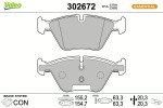 VALEO Piduriklotsi komplekt,  ketaspidur ESSENTIAL 302672
