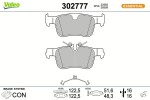 VALEO Piduriklotsi komplekt,  ketaspidur ESSENTIAL 302777