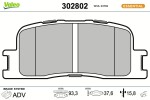 VALEO Piduriklotsi komplekt,  ketaspidur ESSENTIAL 302802