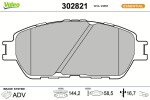 VALEO Piduriklotsi komplekt,  ketaspidur ESSENTIAL 302821