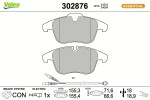 VALEO Piduriklotsi komplekt,  ketaspidur ESSENTIAL 302876