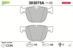 VALEO Piduriklotsi komplekt,  ketaspidur EXPERT 303075A