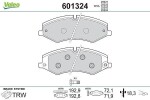 VALEO Piduriklotsi komplekt,  ketaspidur 601324