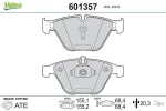 VALEO Piduriklotsi komplekt,  ketaspidur 601357