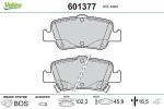 VALEO Piduriklotsi komplekt,  ketaspidur 601377