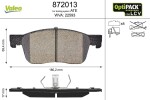 VALEO Piduriklotsi komplekt,  ketaspidur OPTIPACK for LCV 872013