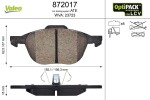 VALEO Piduriklotsi komplekt,  ketaspidur OPTIPACK for LCV 872017