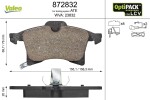 VALEO Комплект тормозных колодок,  дисковый тормоз OPTIPACK for LCV 872832