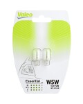 VALEO Hõõgpirn,  tagatuli ESSENTIAL W5W 12V 5W 032116