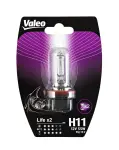 VALEO Hõõgpirn,  Kaugtuli LIFE x2 H11 12V 55W 032524