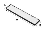 Filter,  salongiõhk VALEO ESSENTIAL 698247