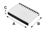  Filter,salongiõhk VALEO ESSENTIAL 698255
