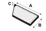 Filter,  salongiõhk VALEO ESSENTIAL 698488