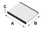 Filter,  salongiõhk VALEO ESSENTIAL 698680
