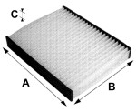 Filter,  salongiõhk VALEO ESSENTIAL 698694