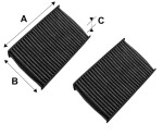 Filter,  salongiõhk VALEO PROTECT 715557